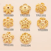 OZ DIY AC10000 Golden Bead Cap (10 Pcs)